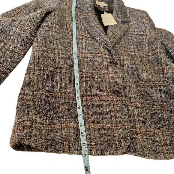 See U SOON Gray Plaid Blazer Jacket  Longsleeves Size S WOMEN'S - Picture 6 of 12